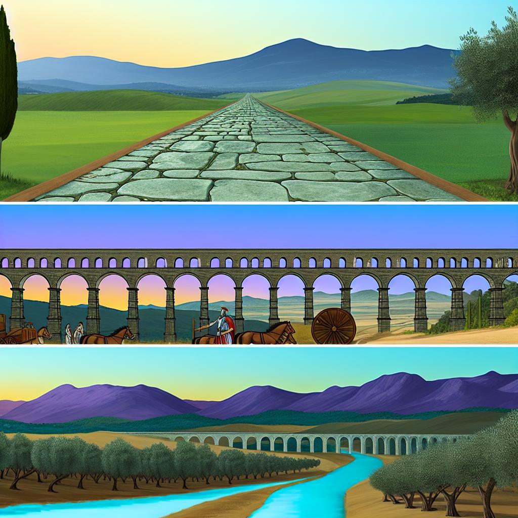 Roman Engineering: Roads, Bridges, and Aqueducts