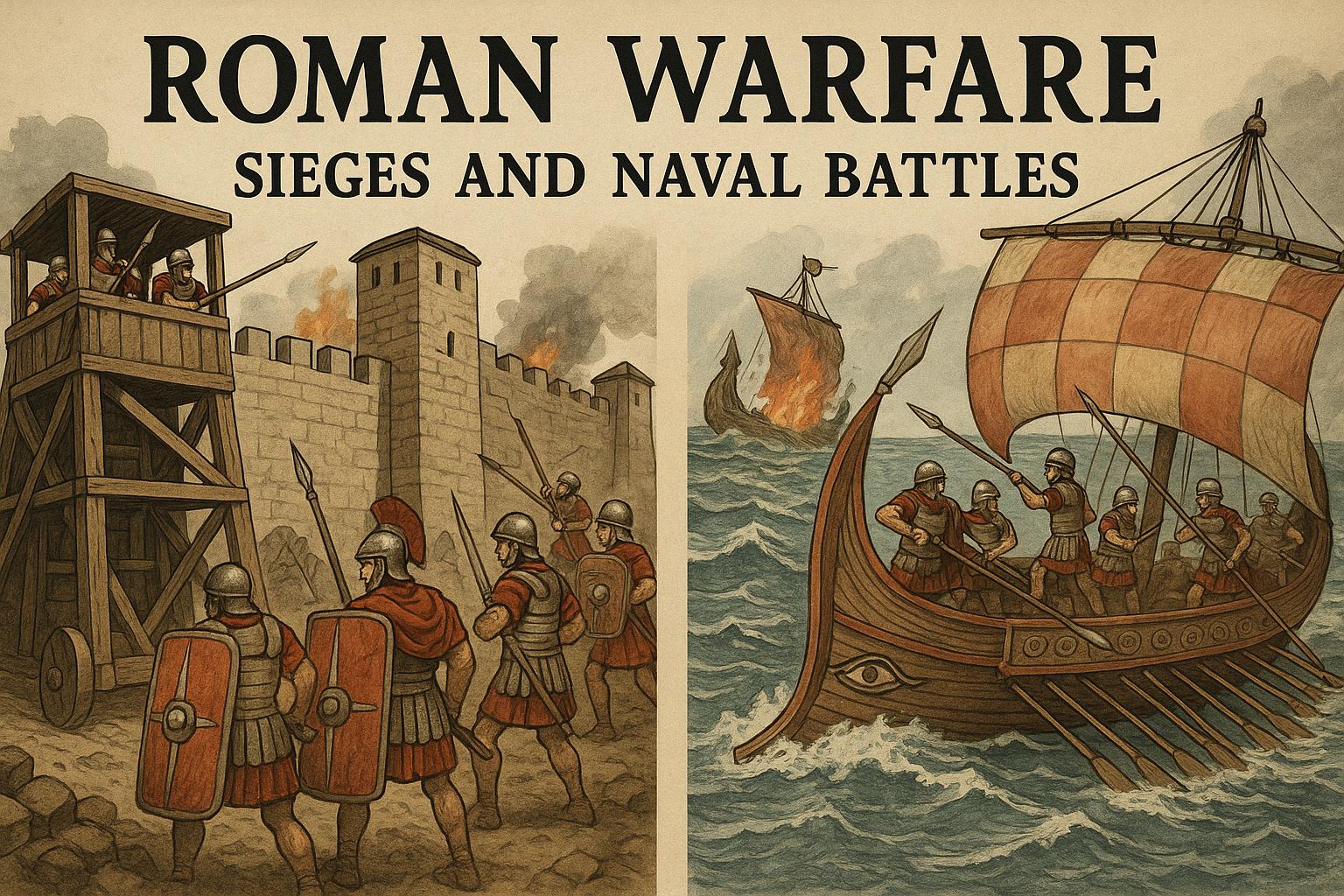 Roman Warfare: Sieges and Naval Battles
