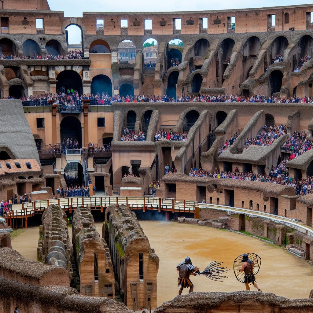 The Colosseum and Gladiator Battles